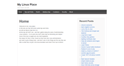 Desktop Screenshot of mylinuxplace.com