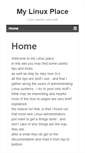 Mobile Screenshot of mylinuxplace.com